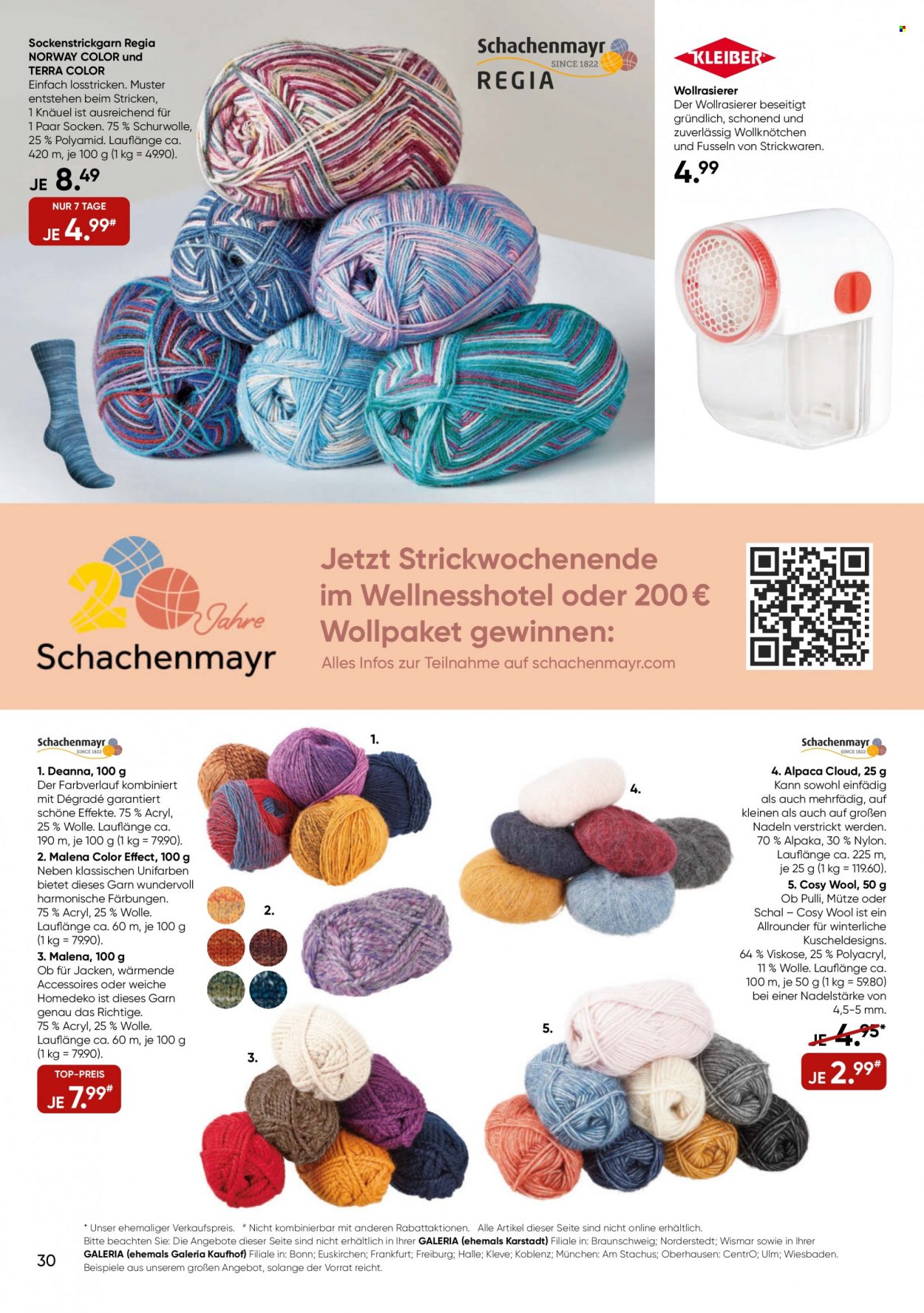 GALERIA Karstadt Kaufhof Prospekte  - 31.08.2022 - 6.09.2022. Seite 30