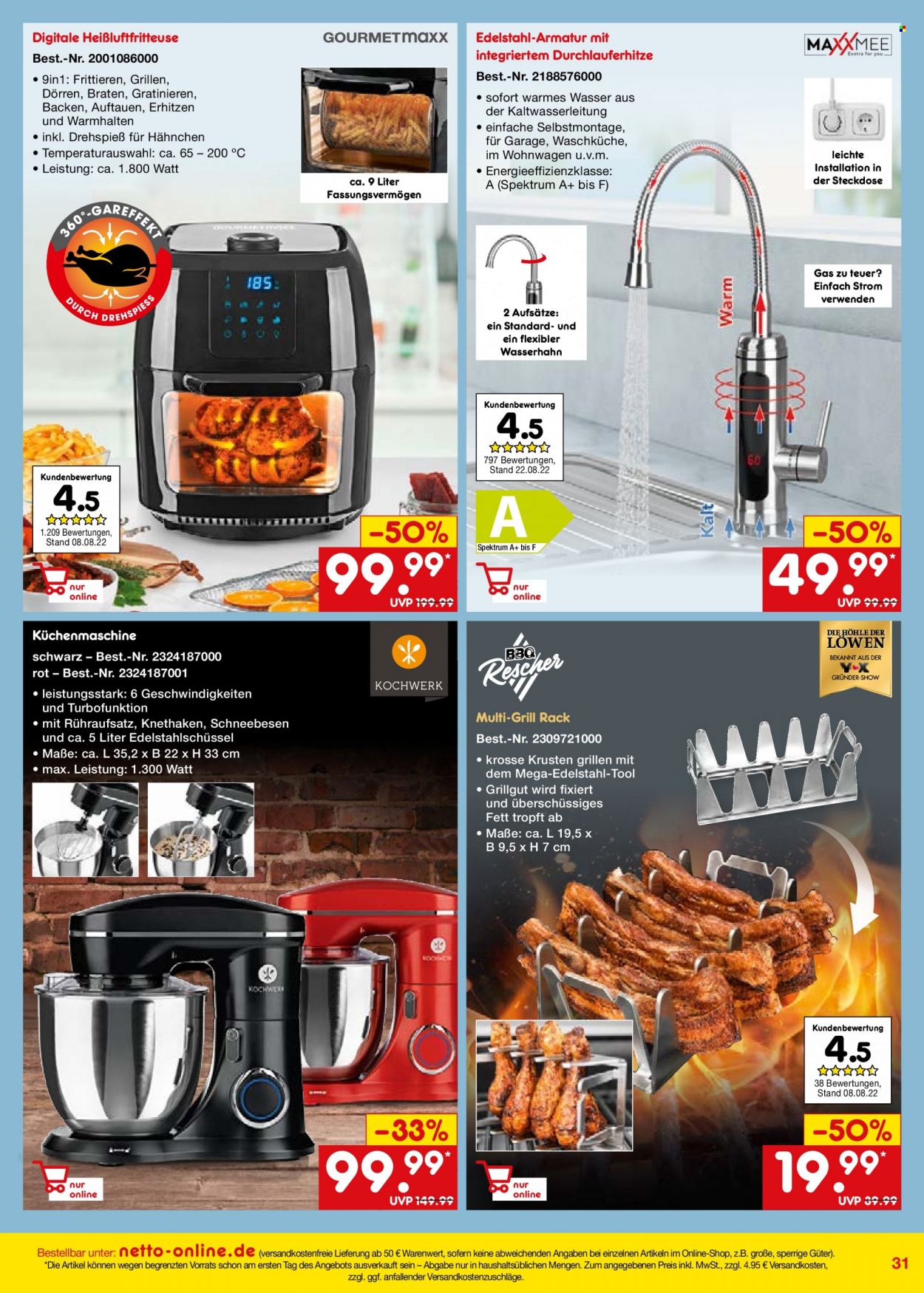 Netto Marken-Discount Prospekte  - 1.09.2022 - 30.09.2022. Seite 31