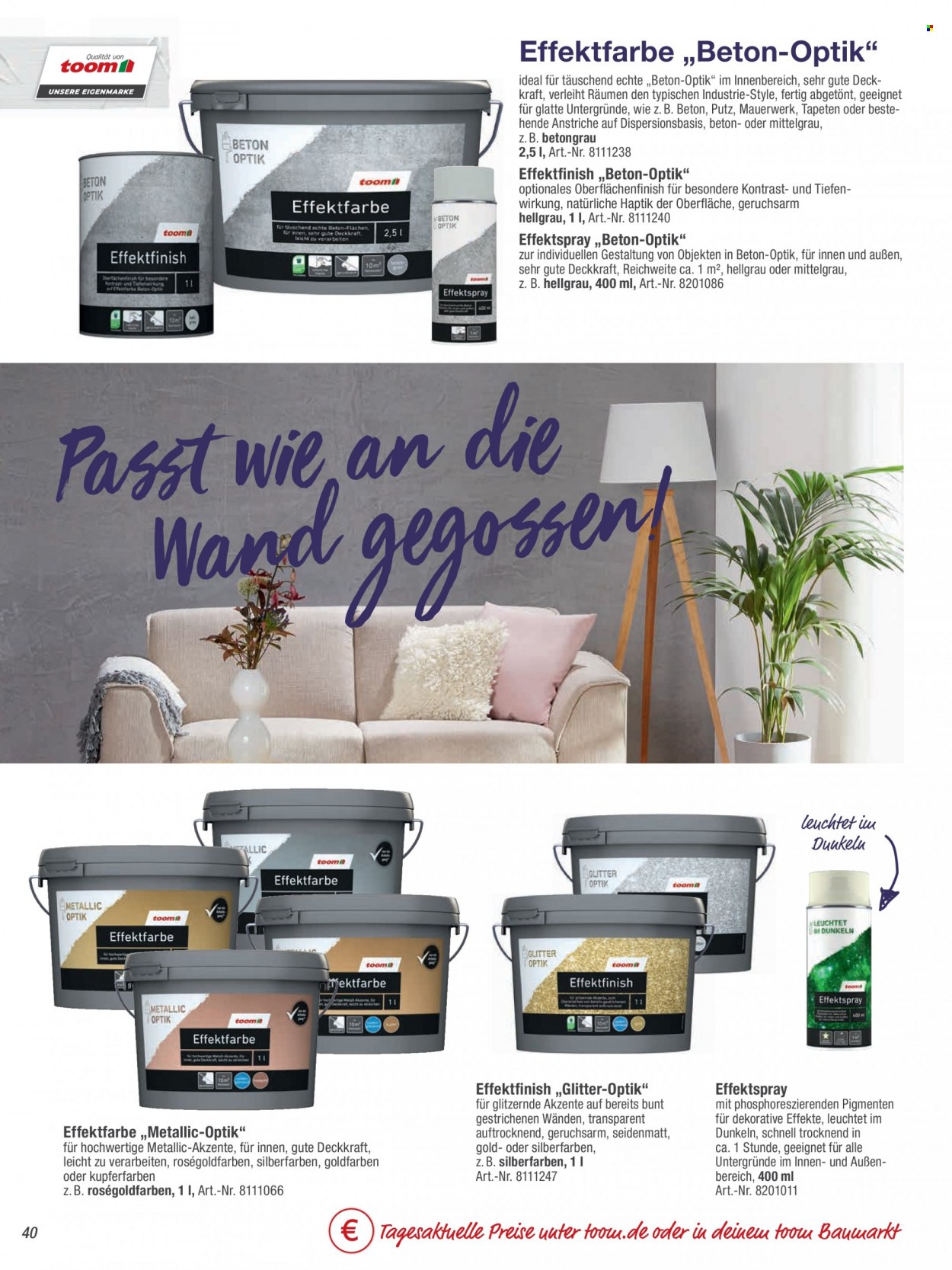 toom Baumarkt Prospekte  - 2.09.2022 - 31.03.2023. Seite 40