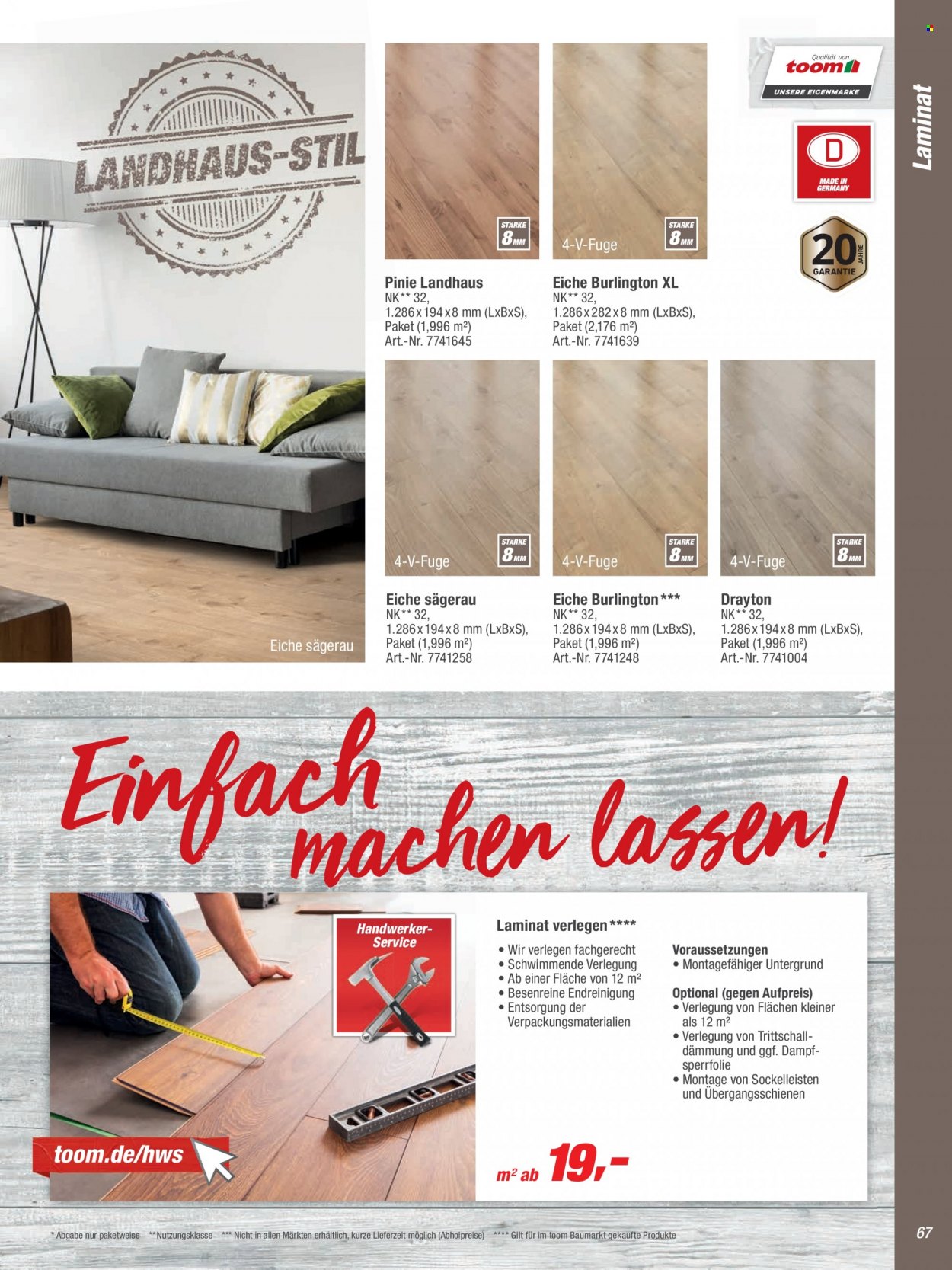 toom Baumarkt Prospekte  - 2.09.2022 - 31.03.2023. Seite 67