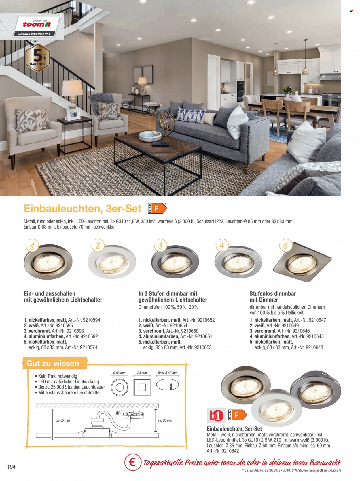 toom Baumarkt Prospekte  - 2.09.2022 - 31.03.2023. Seite 104