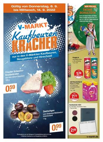 Prospekte V-Markt - 8.09.2022 - 14.09.2022.