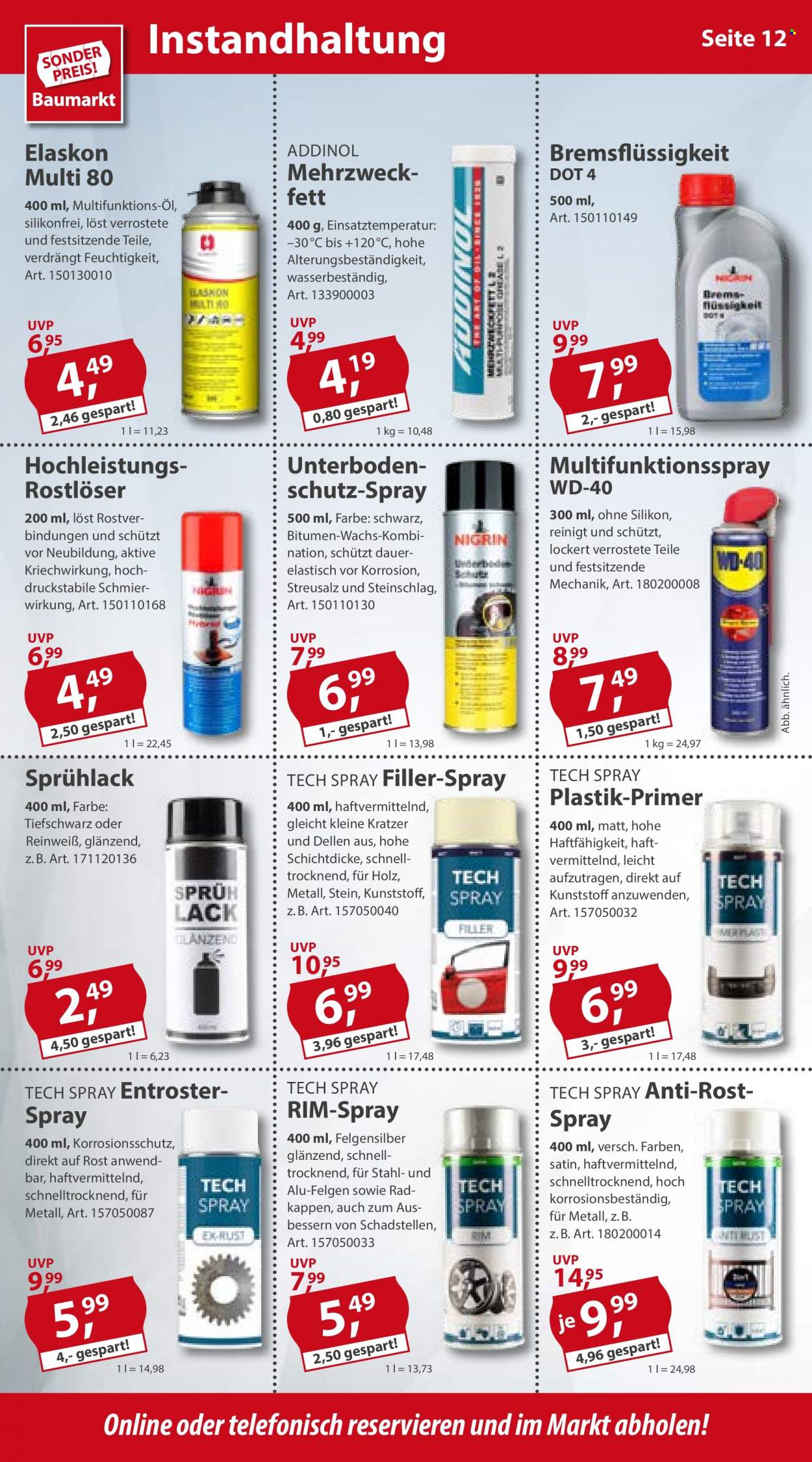 Sonderpreis-Baumarkt Prospekte  - 10.09.2022 - 16.09.2022. Seite 12