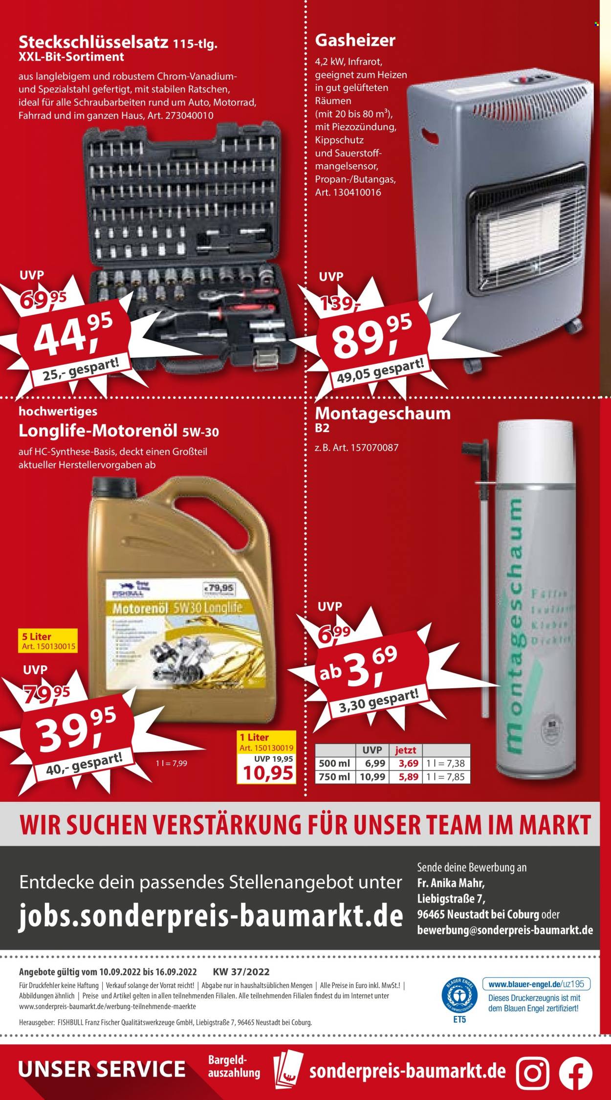 Sonderpreis-Baumarkt Prospekte  - 10.09.2022 - 16.09.2022. Seite 18