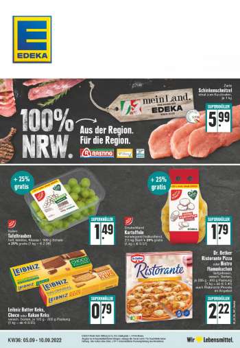 Prospekte Edeka - 5.09.2022 - 10.09.2022.