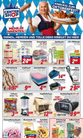 Prospekte CENTERSHOP - 5.09.2022 - 10.09.2022.