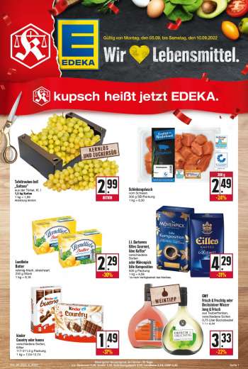Prospekte Edeka - 5.09.2022 - 10.09.2022.