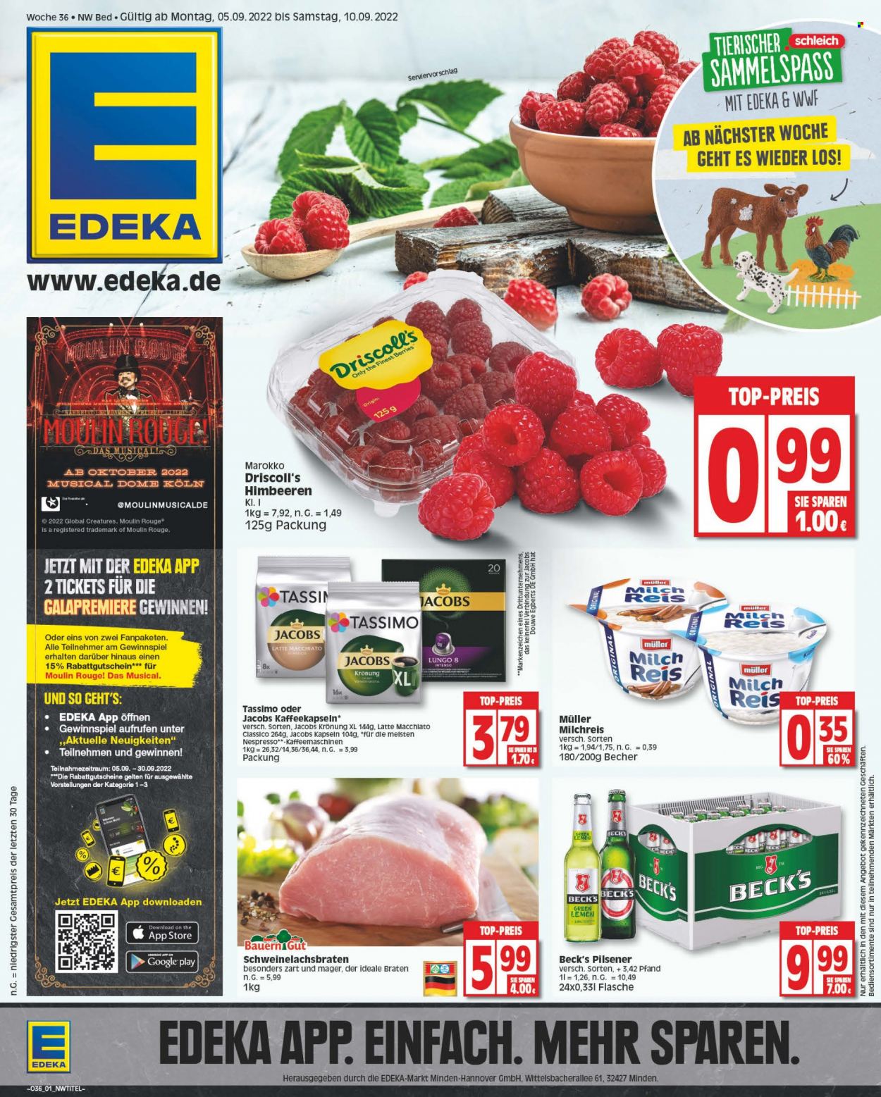 Edeka Prospekte  - 5.09.2022 - 10.09.2022. Seite 1