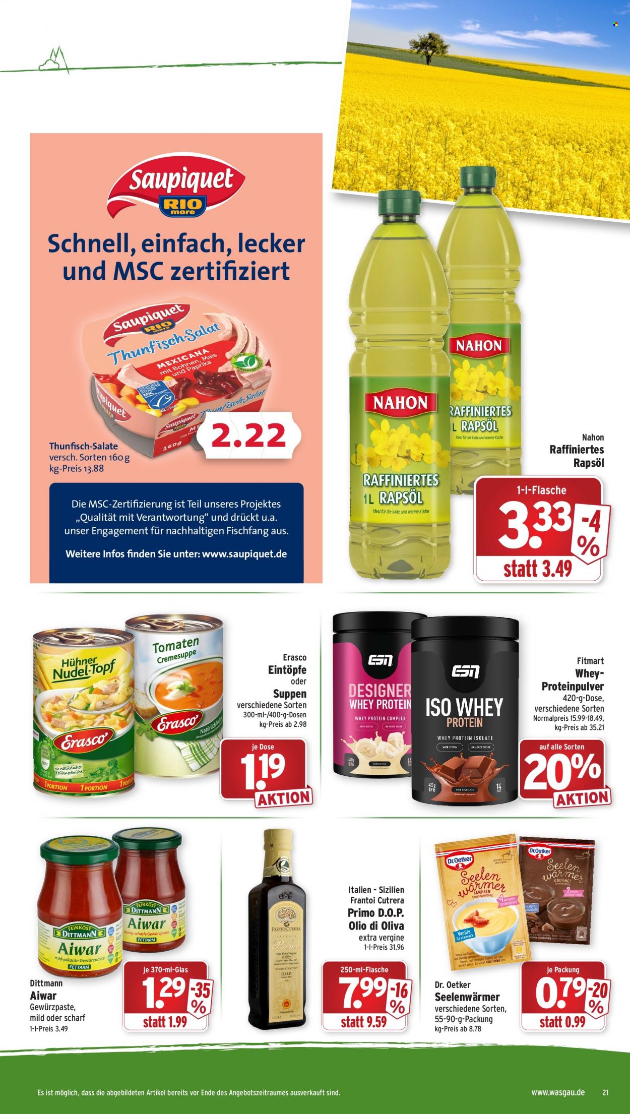 Wasgau Prospekte  - 5.09.2022 - 10.09.2022. Seite 21