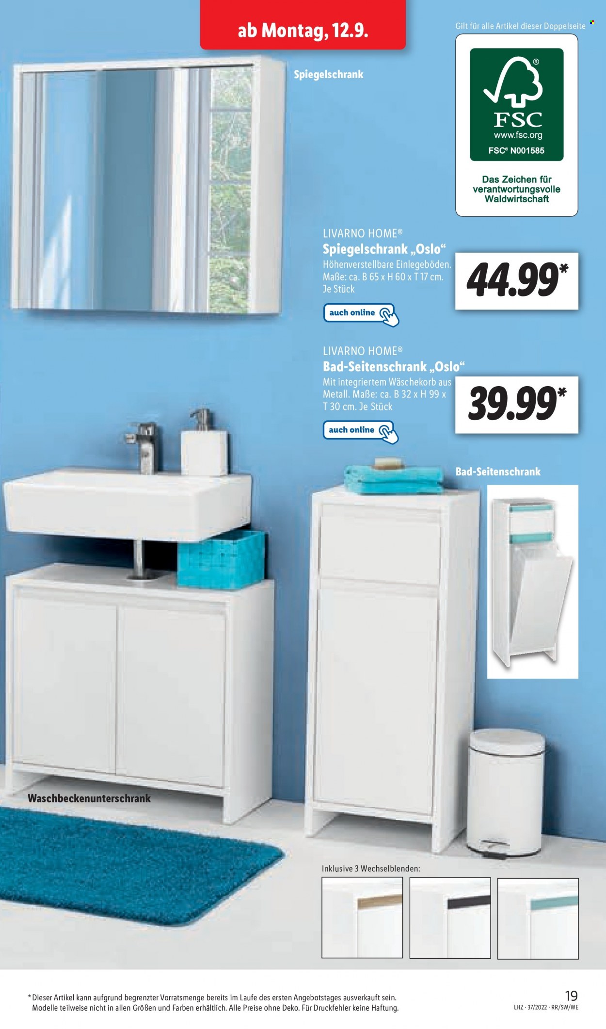 Lidl Prospekte  - 12.09.2022 - 17.09.2022. Seite 19