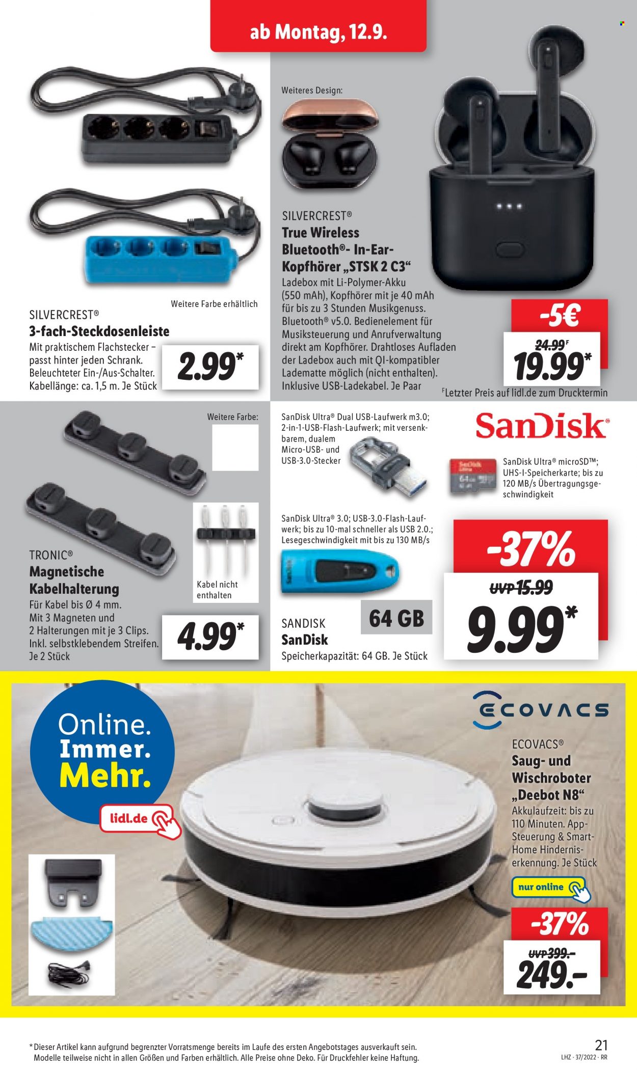 Lidl Prospekte  - 12.09.2022 - 17.09.2022. Seite 21
