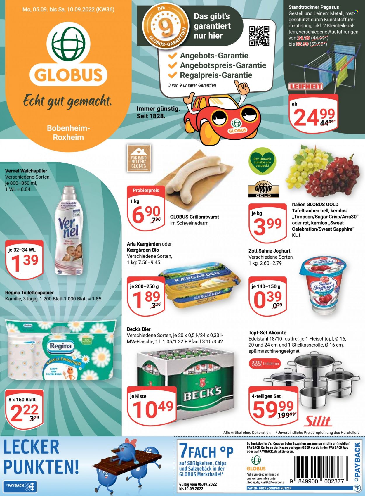 Globus Prospekte  - 5.09.2022 - 10.09.2022. Seite 1