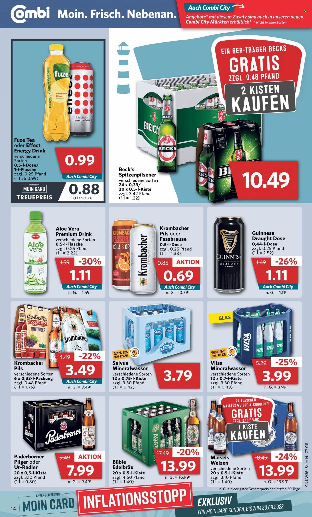 Combi Prospekte  - 5.09.2022 - 10.09.2022. Seite 14