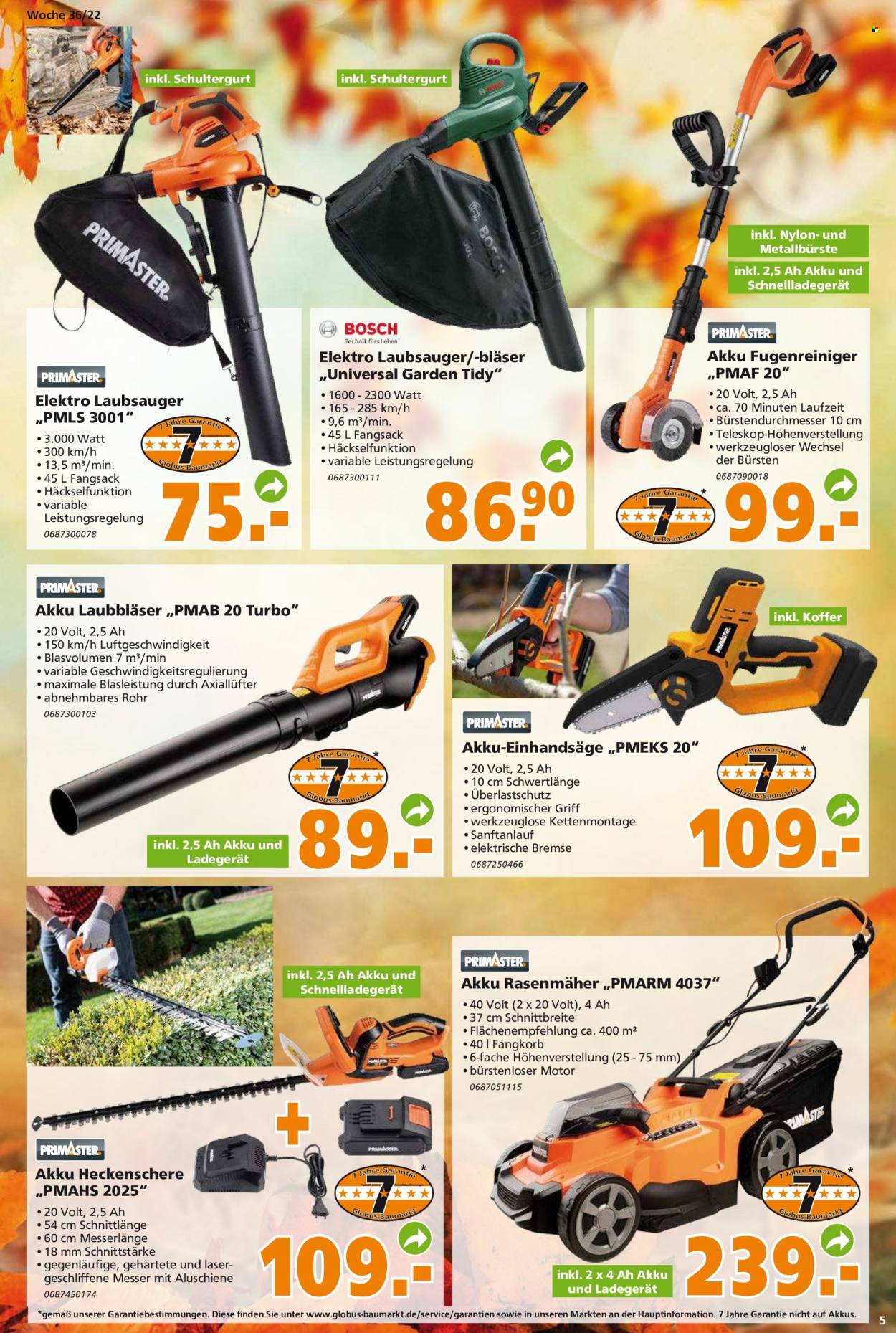 Globus Baumarkt Prospekte  - 5.09.2022 - 10.09.2022. Seite 5