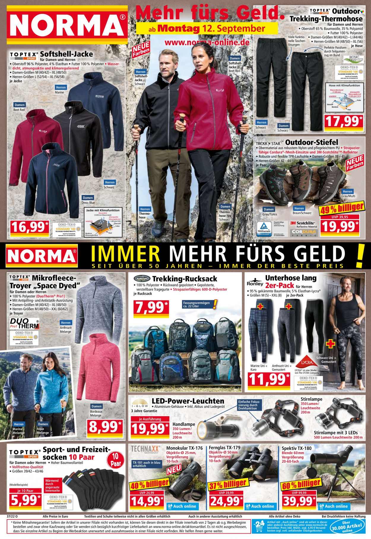 Norma Prospekte  - 12.09.2022 - 18.09.2022. Seite 1