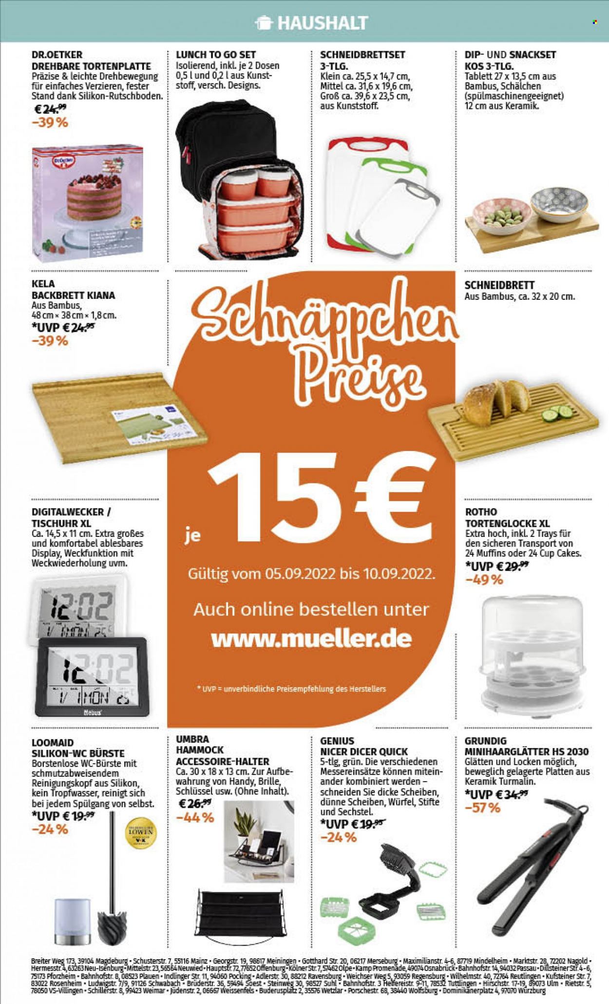 Müller Prospekte  - 5.09.2022 - 10.09.2022. Seite 3