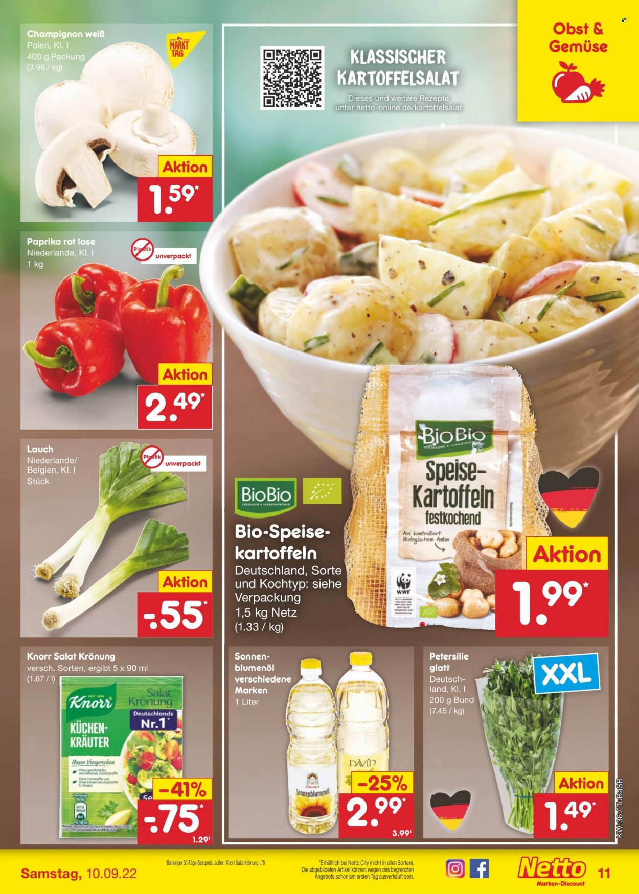 Netto Marken-Discount Prospekte  - 5.09.2022 - 10.09.2022. Seite 11