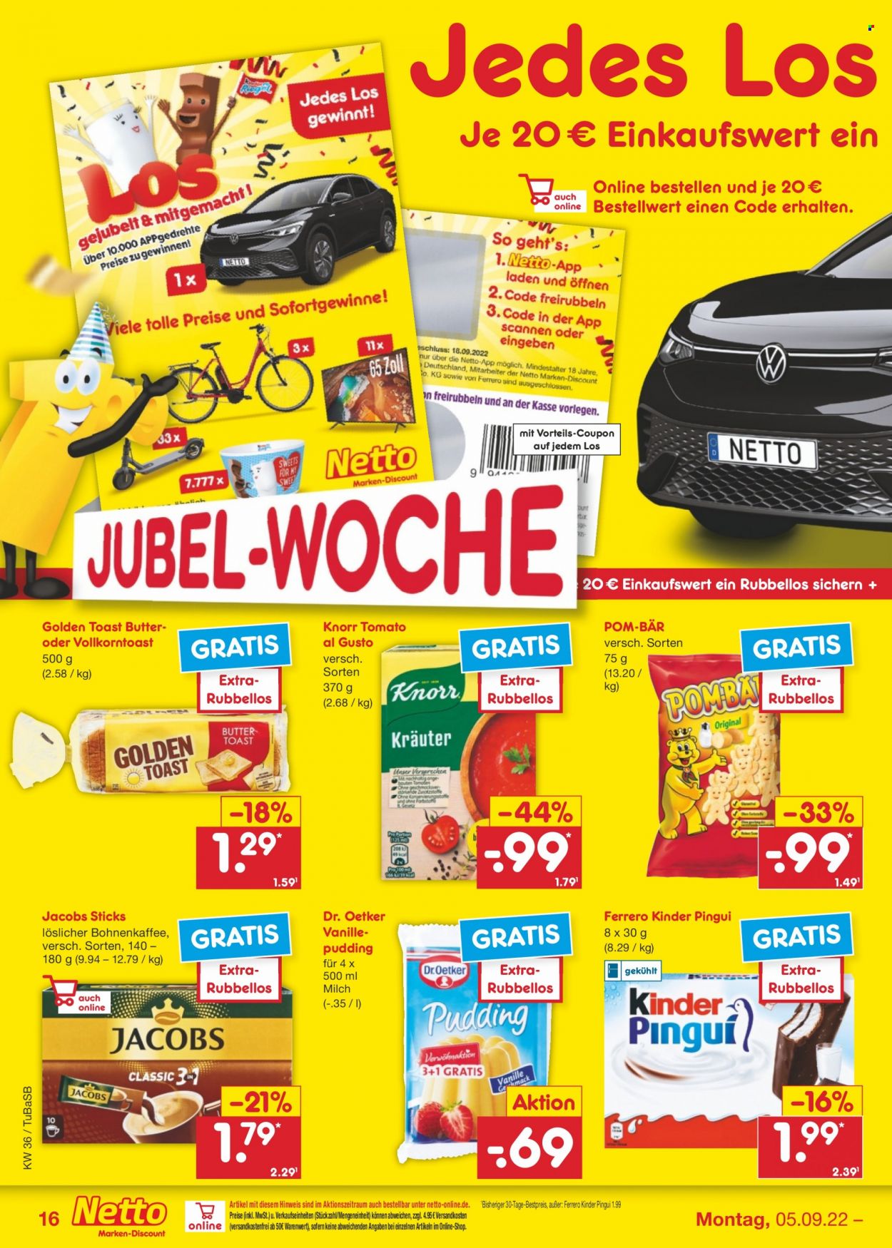 Netto Marken-Discount Prospekte  - 5.09.2022 - 10.09.2022. Seite 16