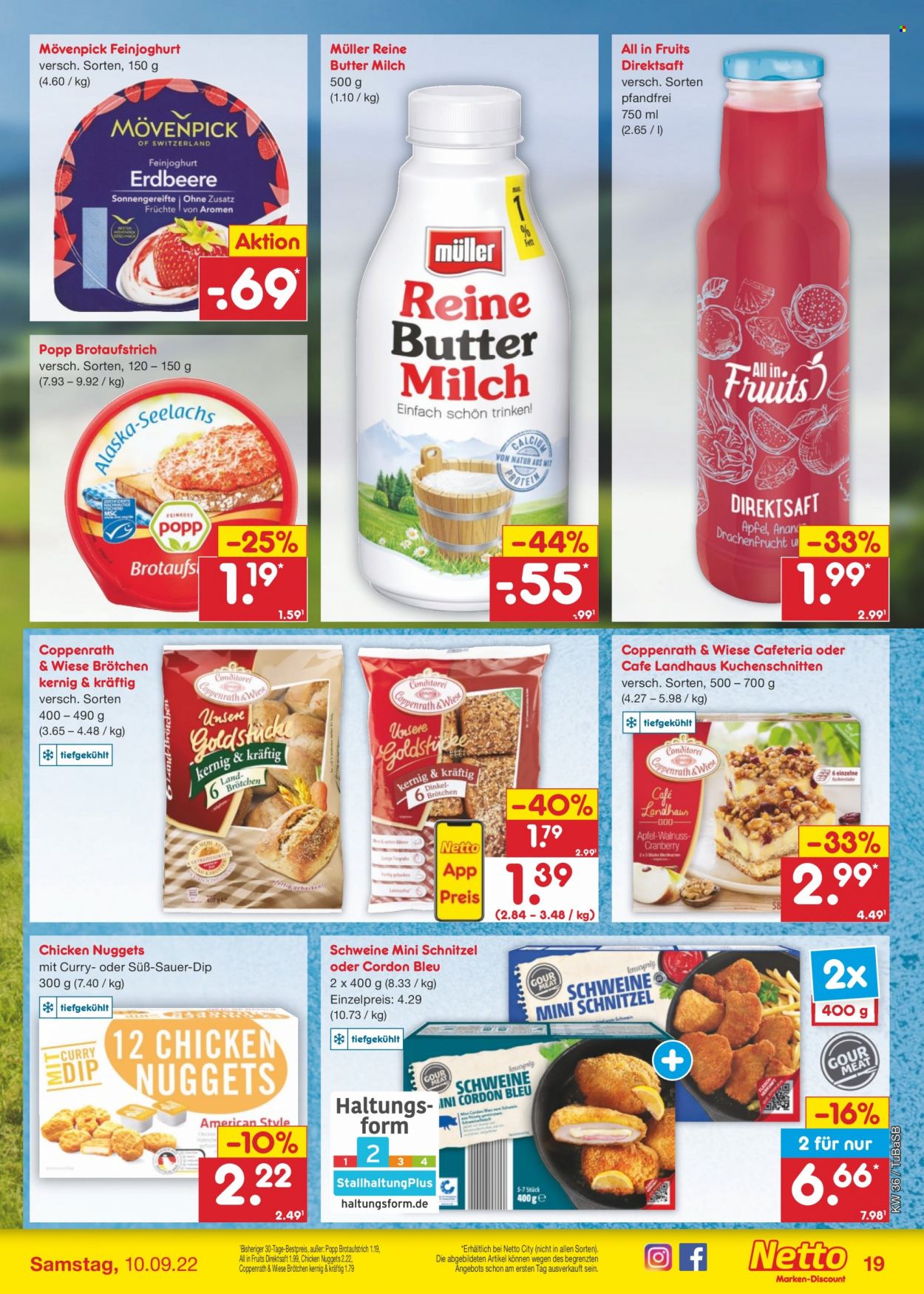 Netto Marken-Discount Prospekte  - 5.09.2022 - 10.09.2022. Seite 19