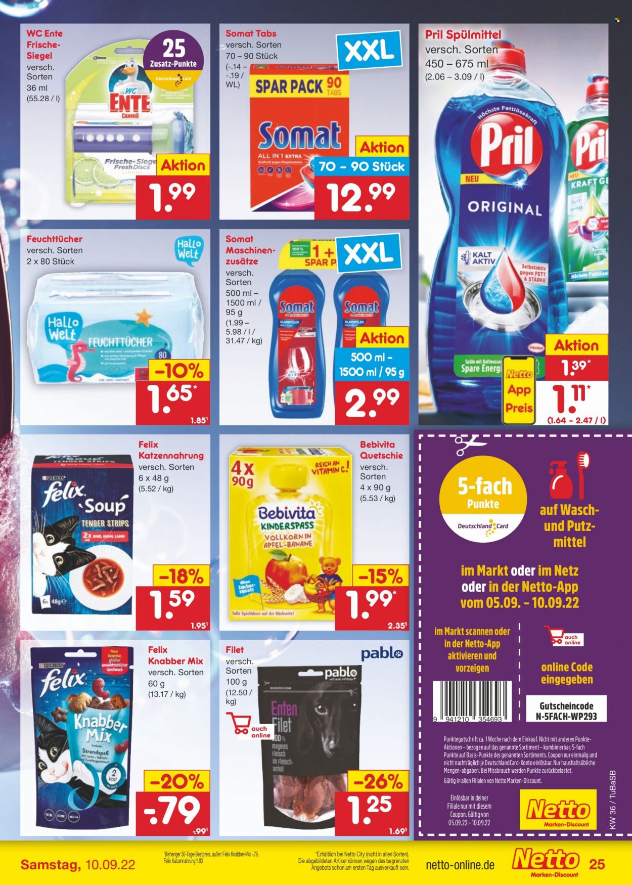 Netto Marken-Discount Prospekte  - 5.09.2022 - 10.09.2022. Seite 25