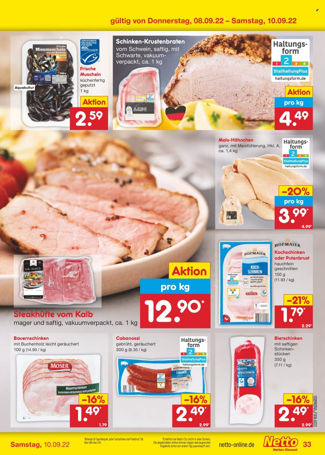 Netto Marken-Discount Prospekte  - 5.09.2022 - 10.09.2022. Seite 33