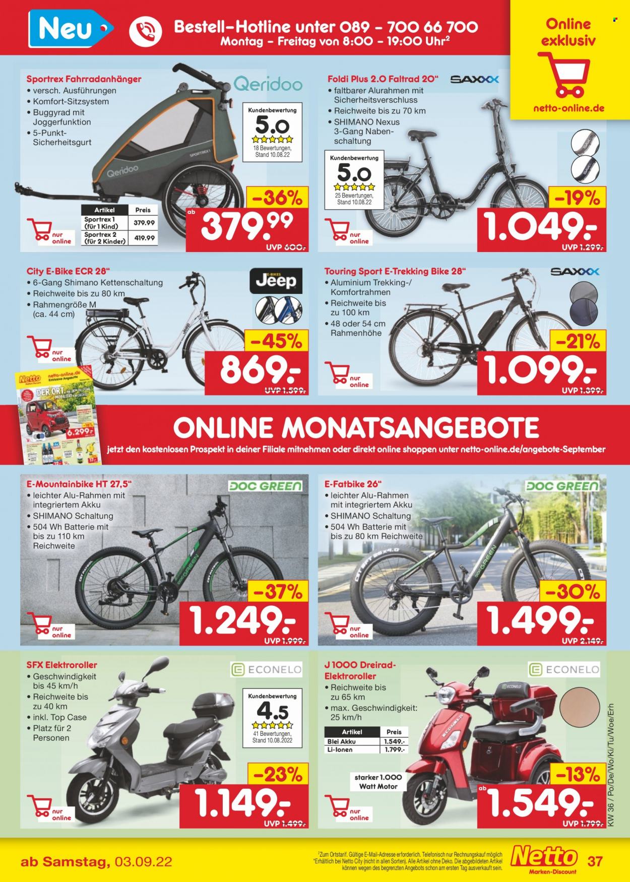 Netto Marken-Discount Prospekte  - 5.09.2022 - 10.09.2022. Seite 37