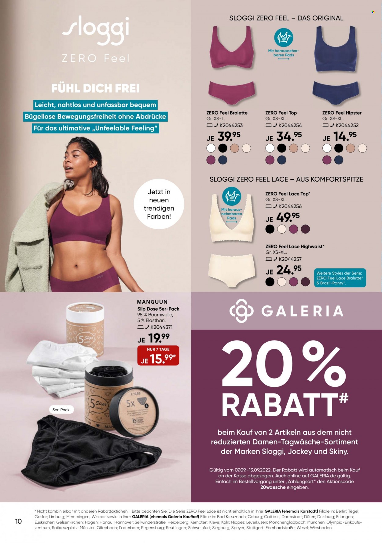 GALERIA Karstadt Kaufhof Prospekte  - 7.09.2022 - 13.09.2022. Seite 10