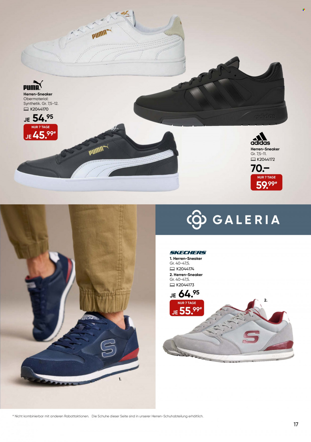 GALERIA Karstadt Kaufhof Prospekte  - 7.09.2022 - 13.09.2022. Seite 17