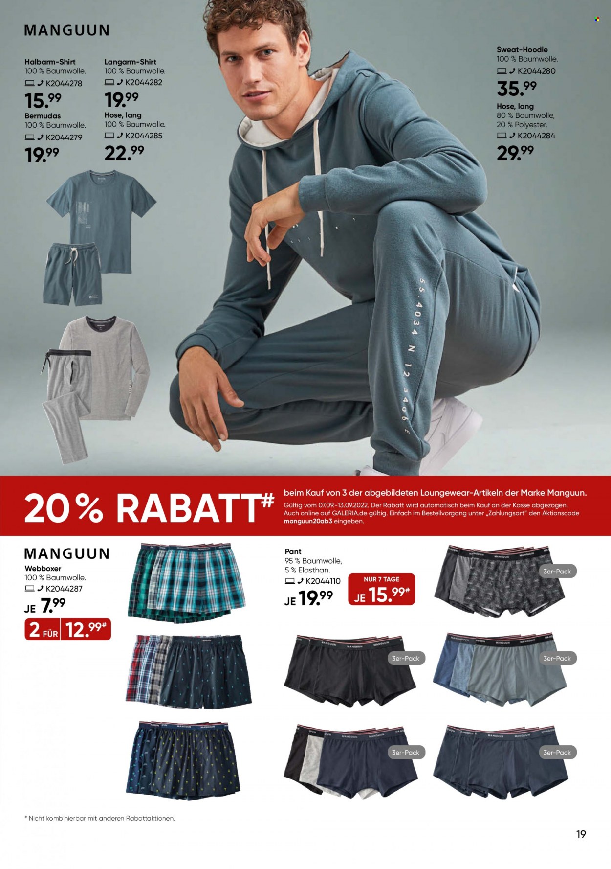 GALERIA Karstadt Kaufhof Prospekte  - 7.09.2022 - 13.09.2022. Seite 19