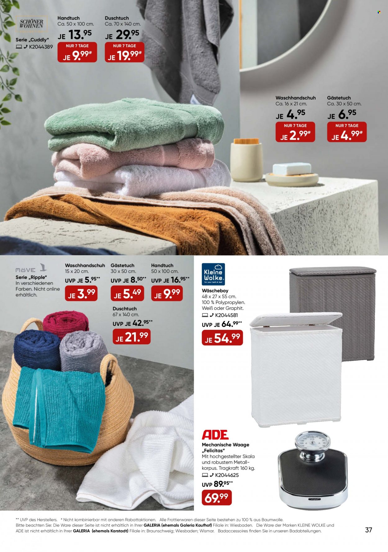 GALERIA Karstadt Kaufhof Prospekte  - 7.09.2022 - 13.09.2022. Seite 37