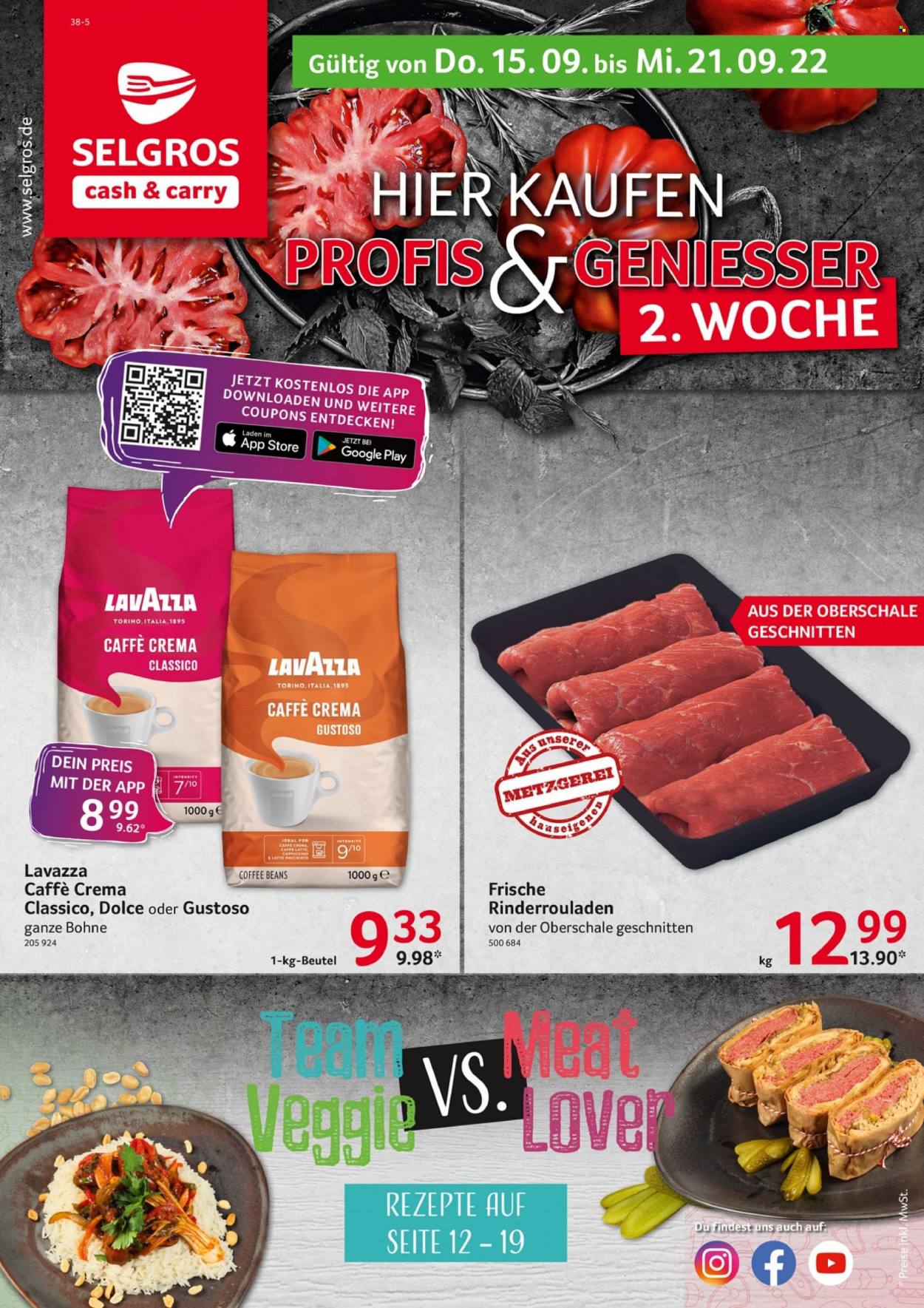 Selgros Prospekte  - 15.09.2022 - 21.09.2022. Seite 1