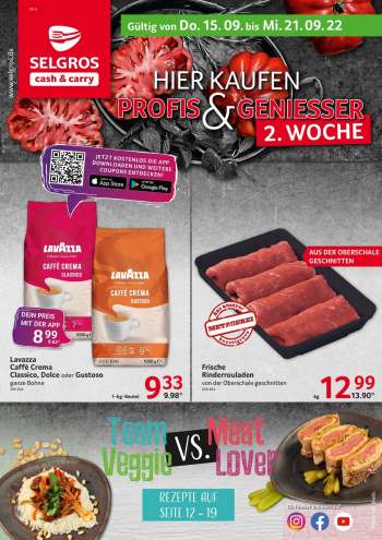 Prospekte Selgros - 15.09.2022 - 21.09.2022.