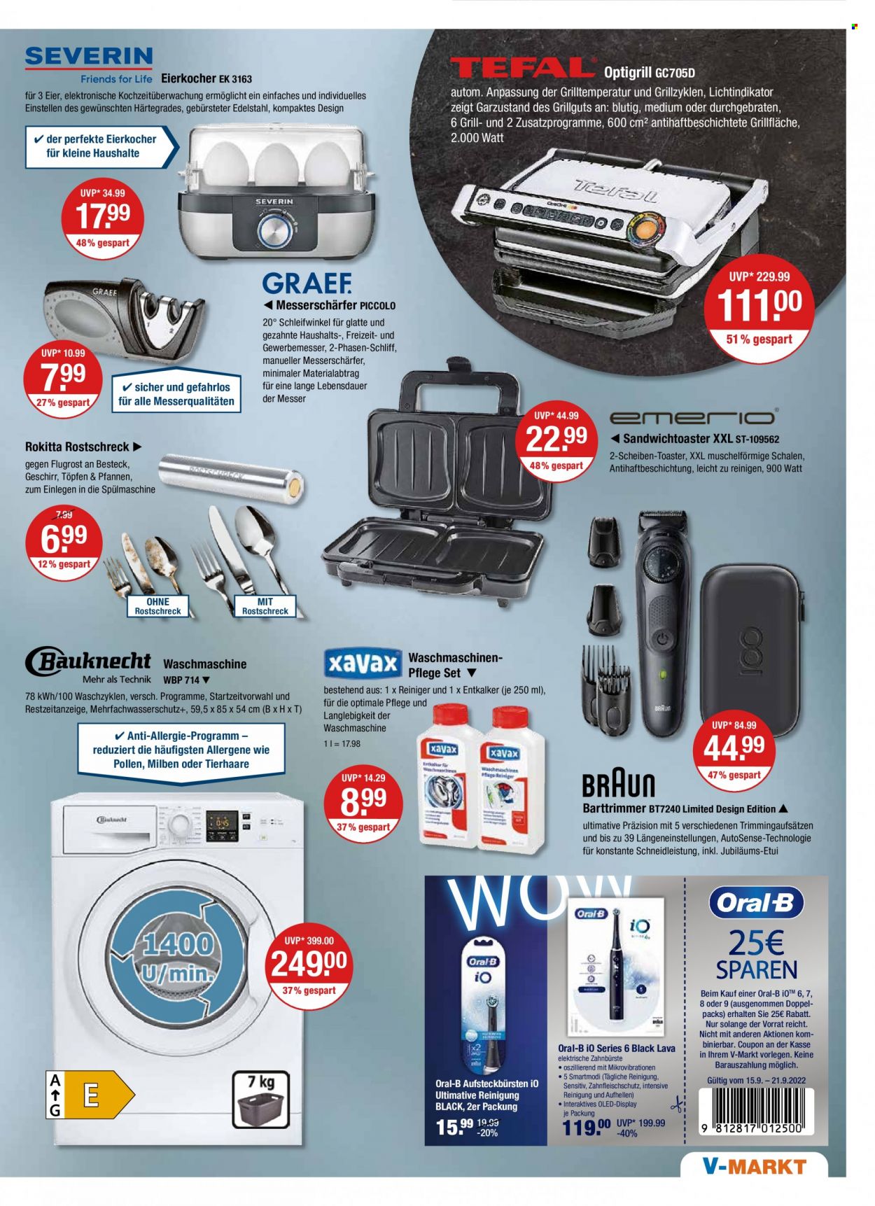V-Markt Prospekte  - 15.09.2022 - 21.09.2022. Seite 17