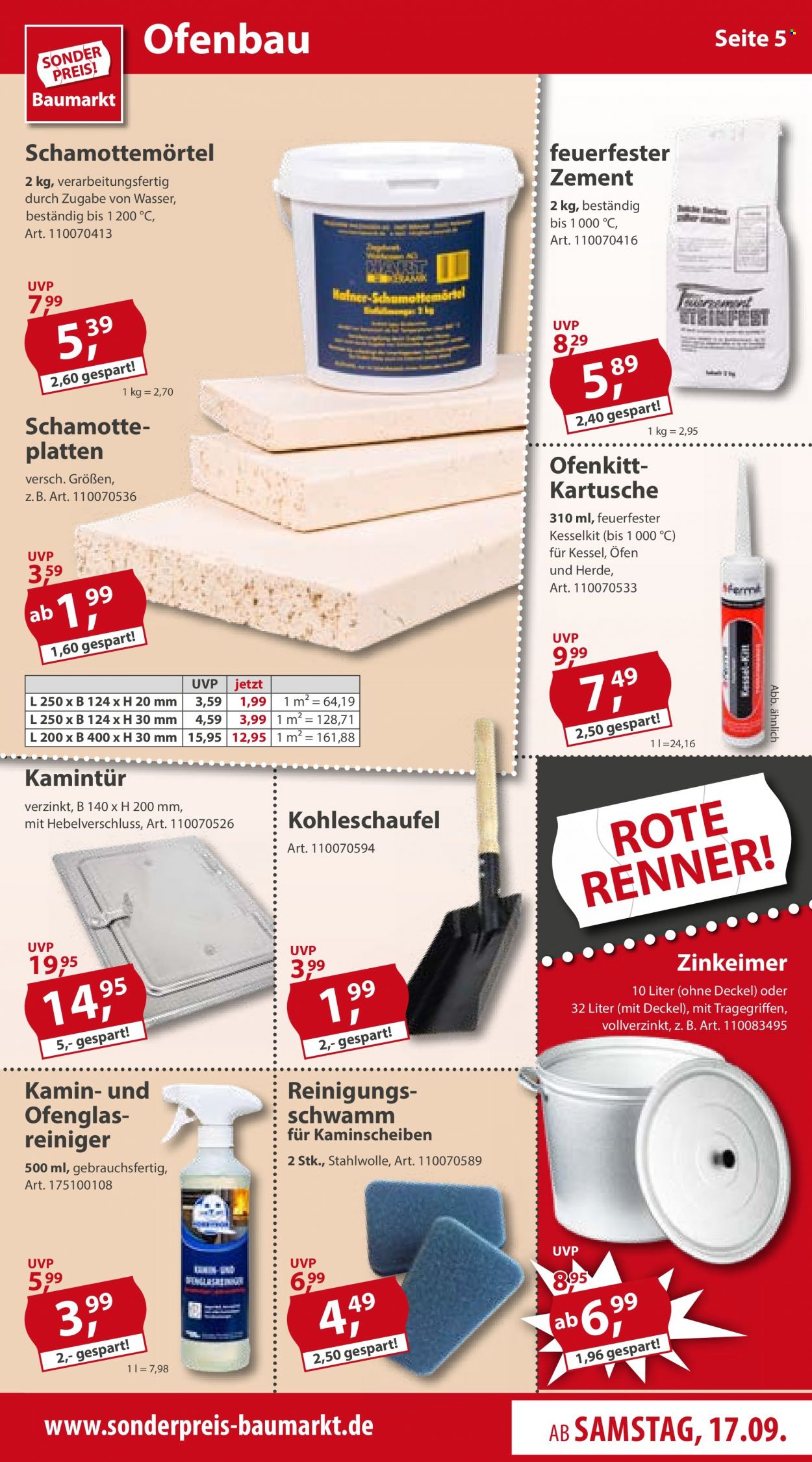 Sonderpreis-Baumarkt Prospekte  - 17.09.2022 - 23.09.2022. Seite 5