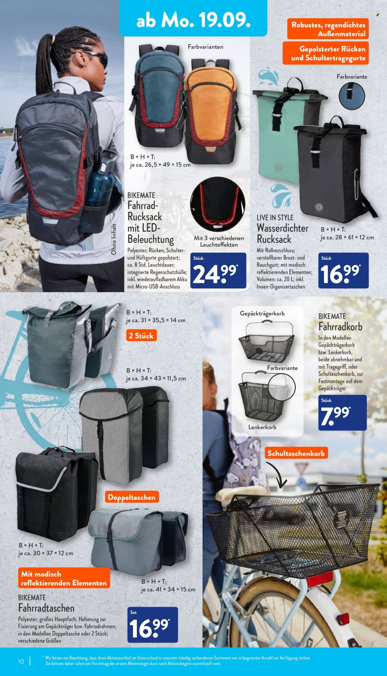 ALDI Nord Prospekte  - 19.09.2022 - 24.09.2022. Seite 10
