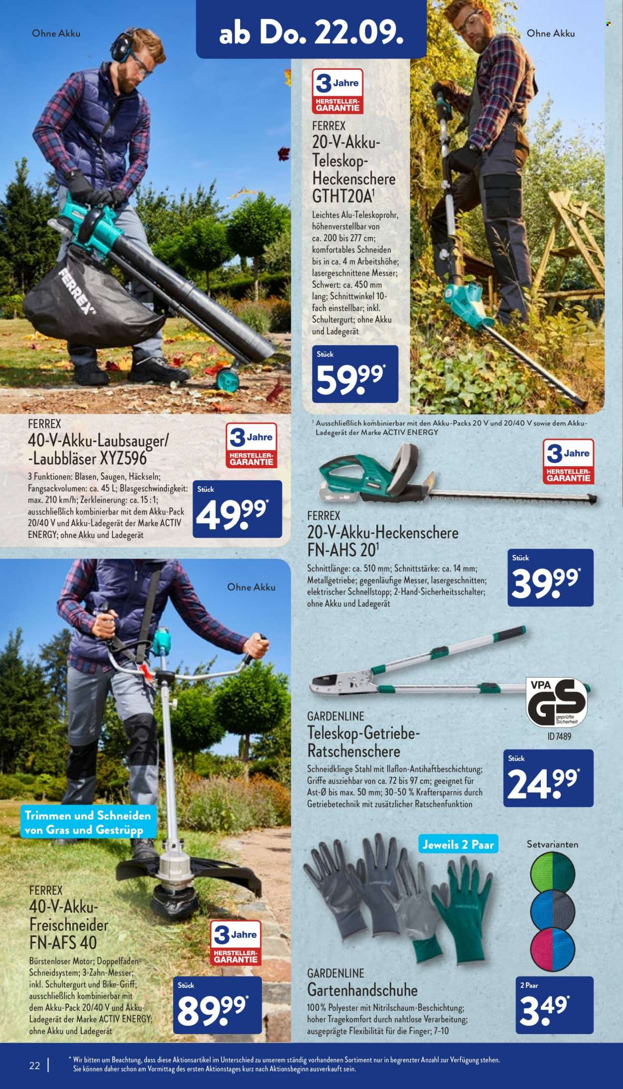 ALDI Nord Prospekte  - 19.09.2022 - 24.09.2022. Seite 22