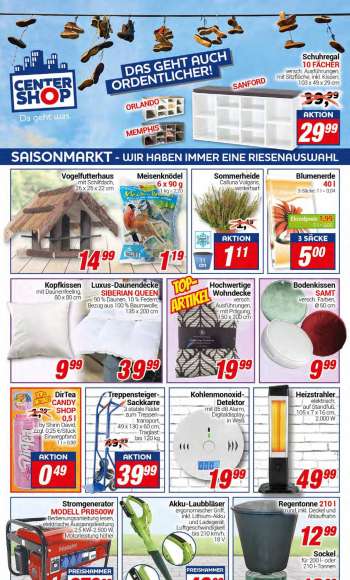 Prospekte CENTERSHOP - 12.09.2022 - 17.09.2022.
