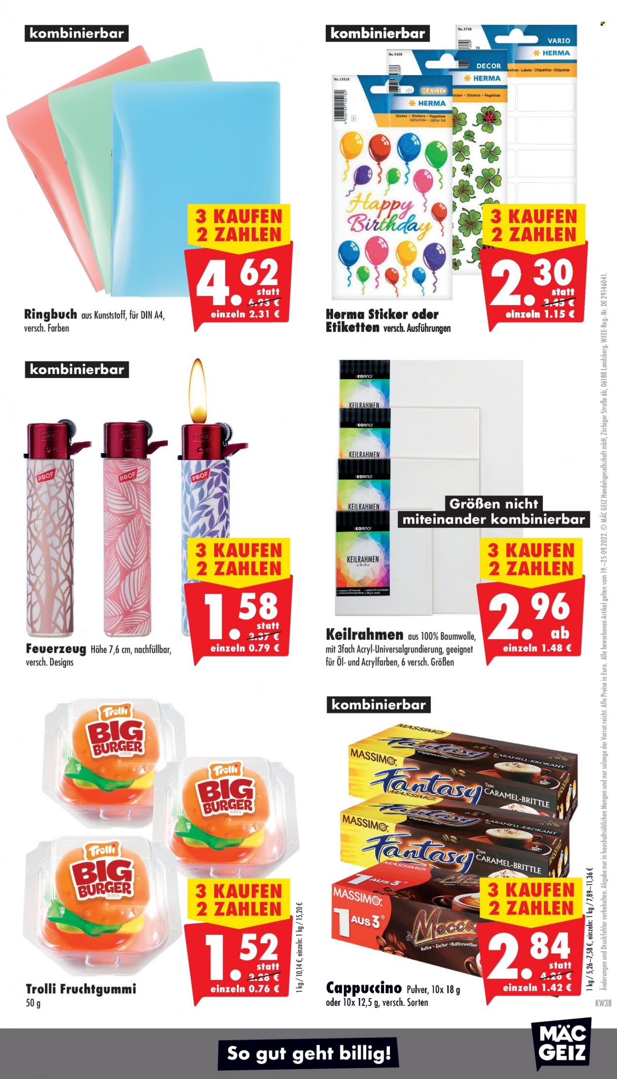 Mäc-Geiz Prospekte  - 19.09.2022 - 25.09.2022. Seite 3