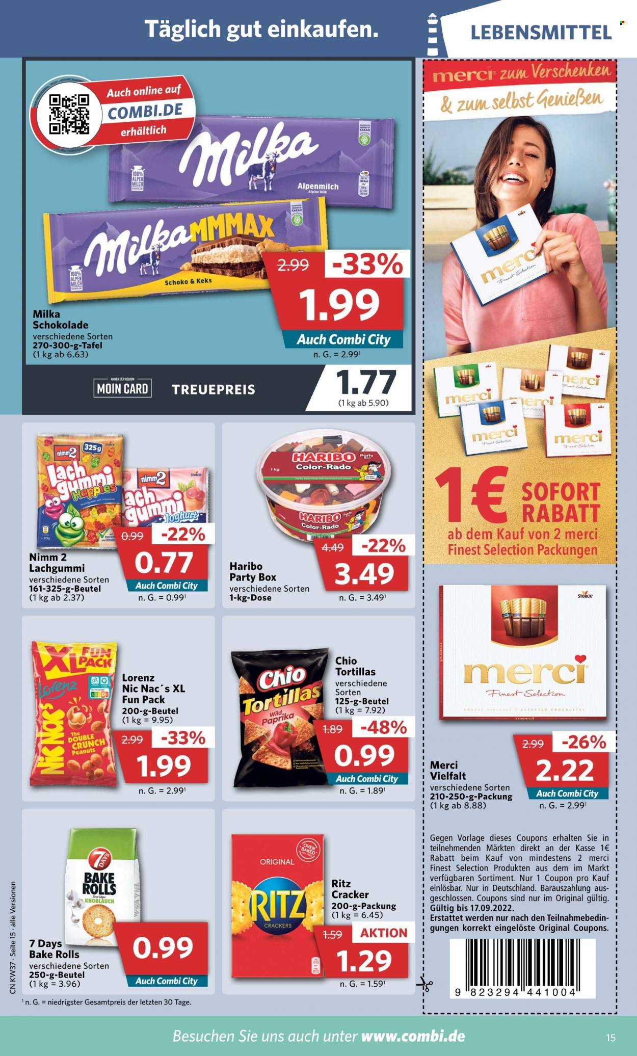 Combi Prospekte  - 12.09.2022 - 17.09.2022. Seite 15