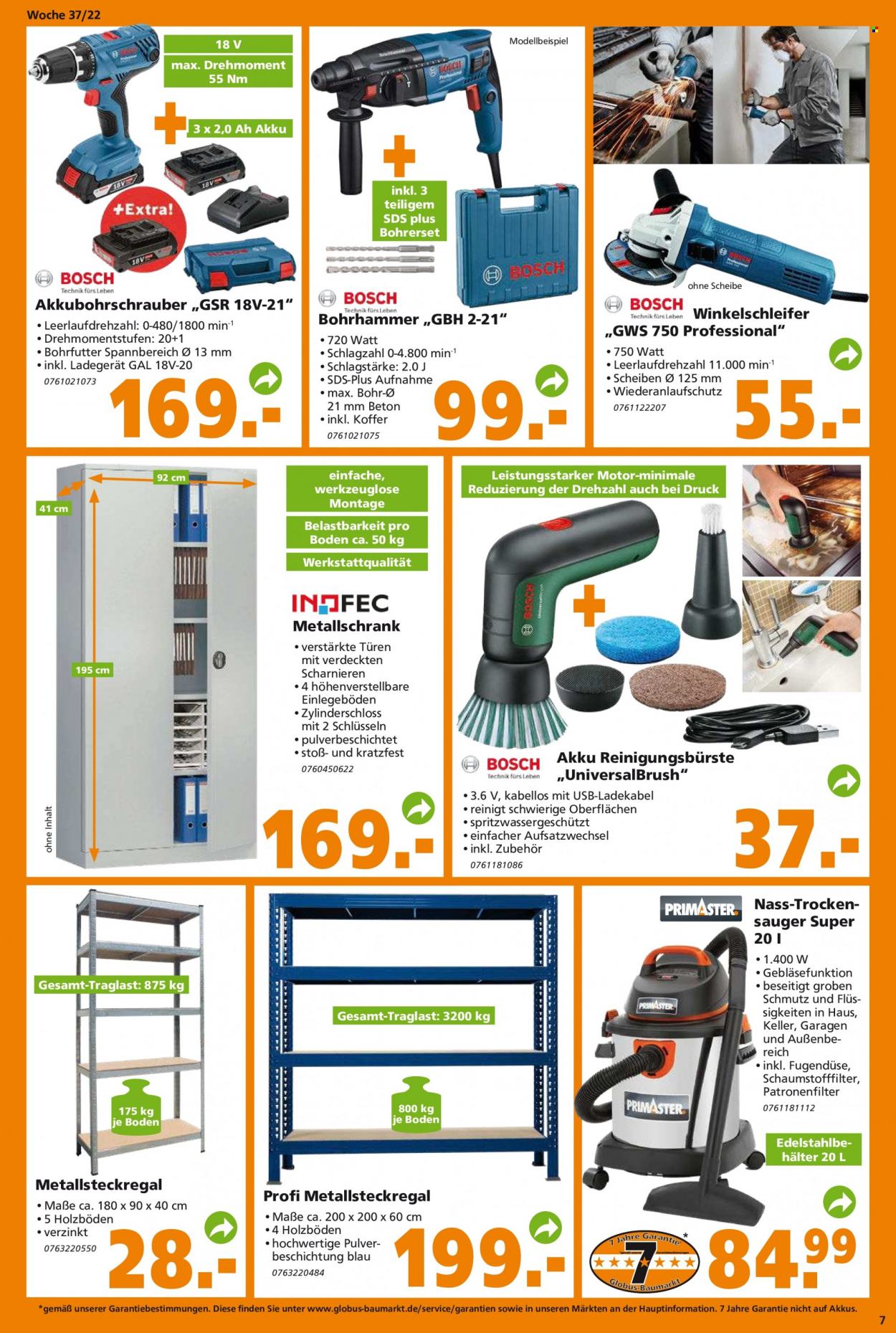 Globus Baumarkt Prospekte  - 12.09.2022 - 17.09.2022. Seite 7