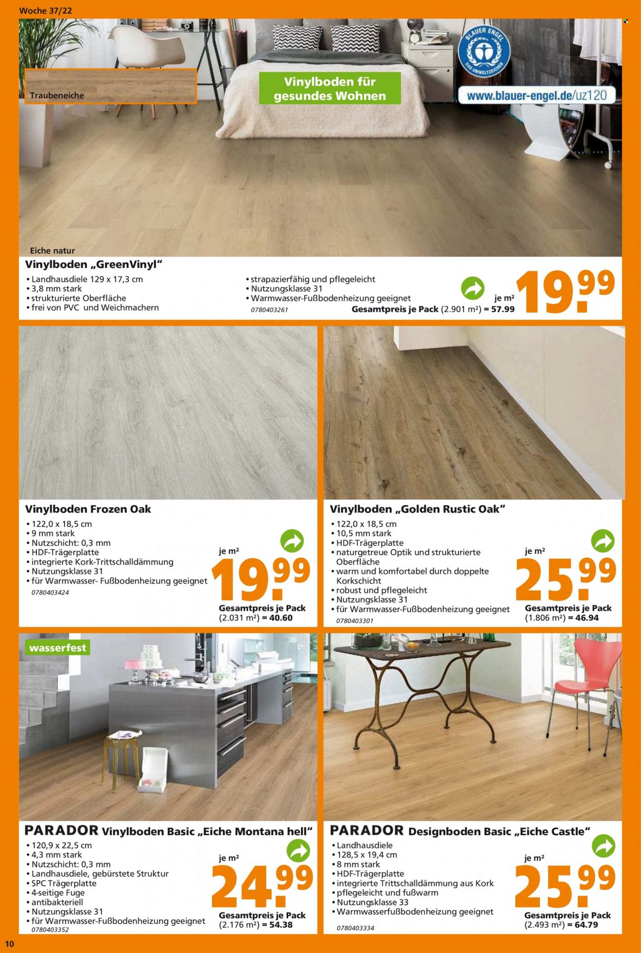 Globus Baumarkt Prospekte  - 12.09.2022 - 17.09.2022. Seite 10