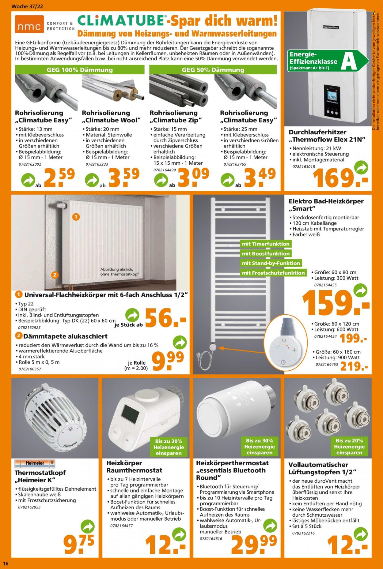 Globus Baumarkt Prospekte  - 12.09.2022 - 17.09.2022. Seite 16