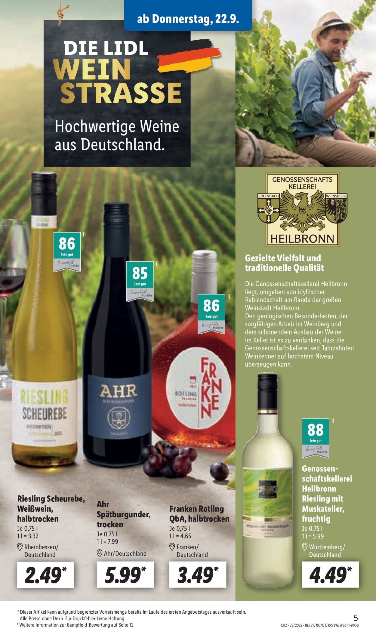 Lidl Prospekte  - 19.09.2022 - 24.09.2022. Seite 5