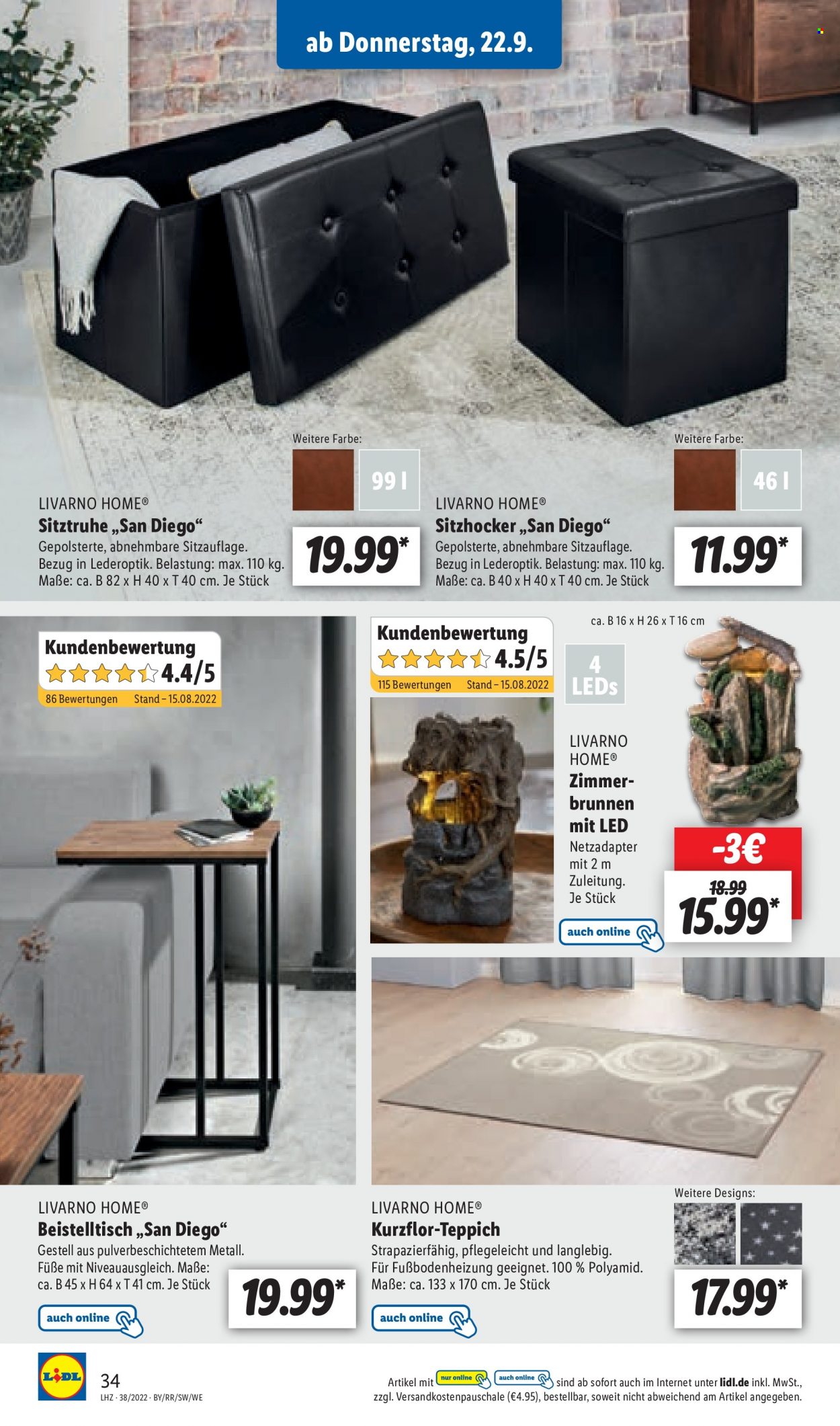 Lidl Prospekte  - 19.09.2022 - 24.09.2022. Seite 34