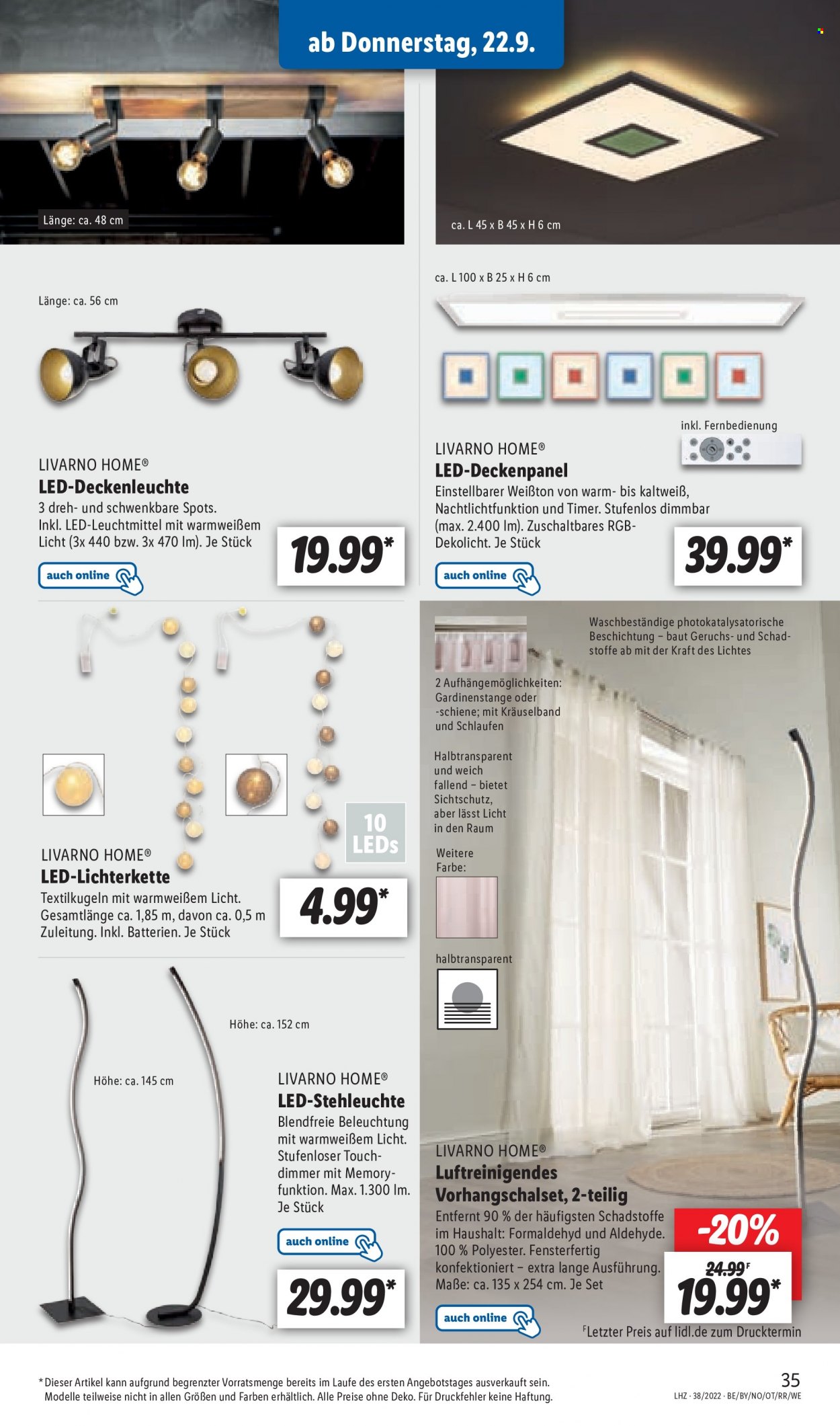 Lidl Prospekte  - 19.09.2022 - 24.09.2022. Seite 35