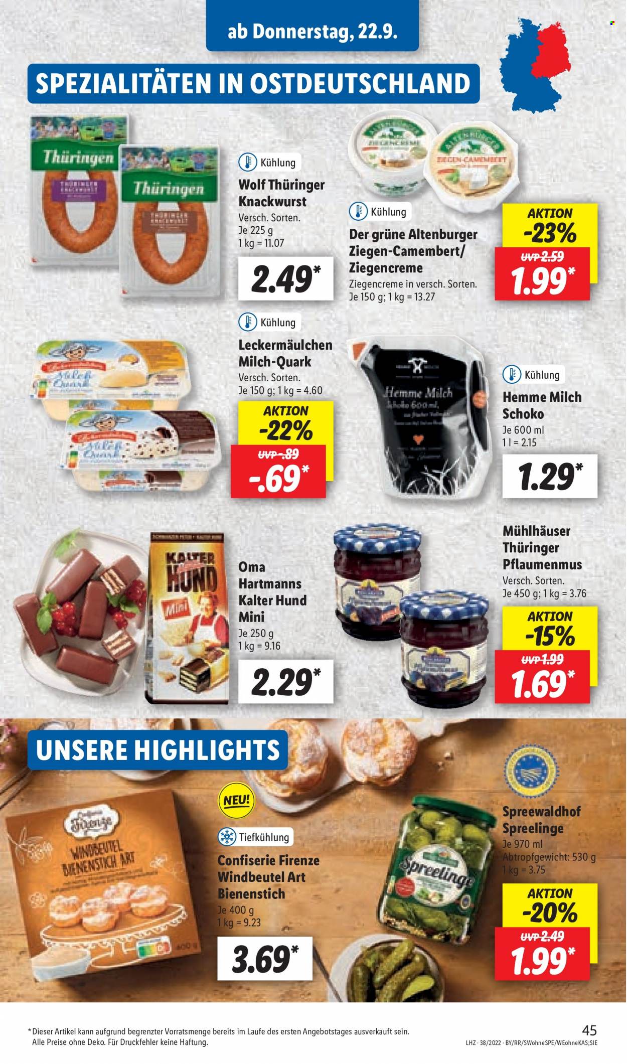 Lidl Prospekte  - 19.09.2022 - 24.09.2022. Seite 45