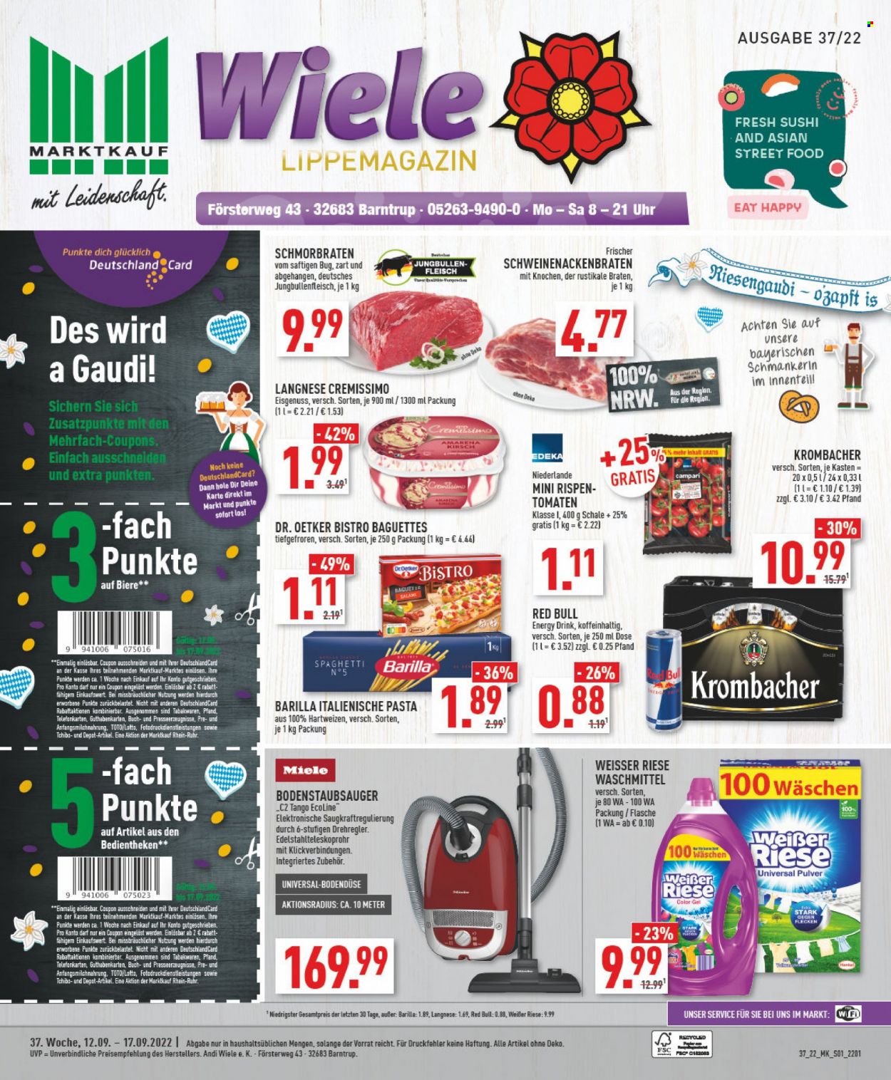 Marktkauf Prospekte  - 12.09.2022 - 17.09.2022. Seite 1