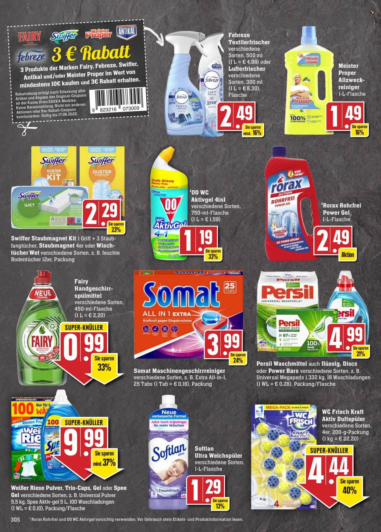 Marktkauf Prospekte  - 12.09.2022 - 17.09.2022. Seite 30