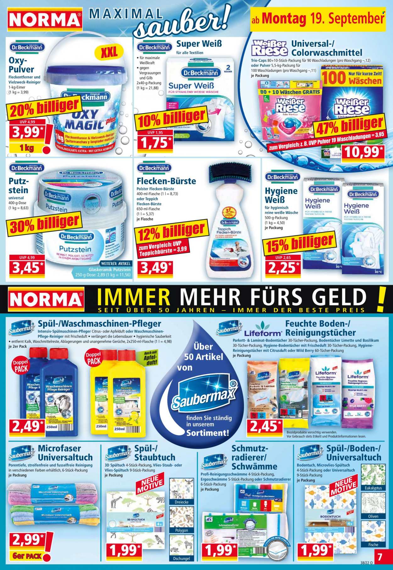 Norma Prospekte  - 19.09.2022 - 25.09.2022. Seite 7
