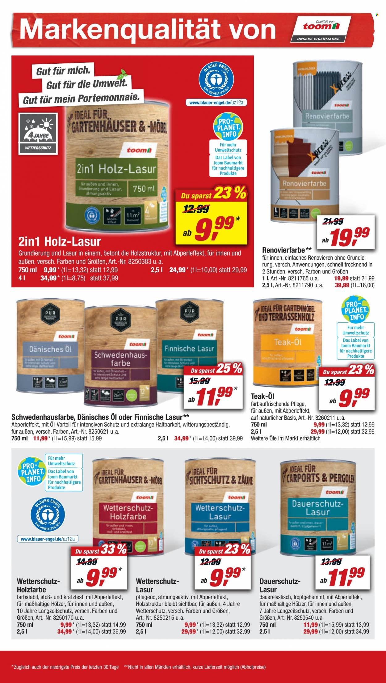 toom Baumarkt Prospekte  - 17.09.2022 - 23.09.2022. Seite 14
